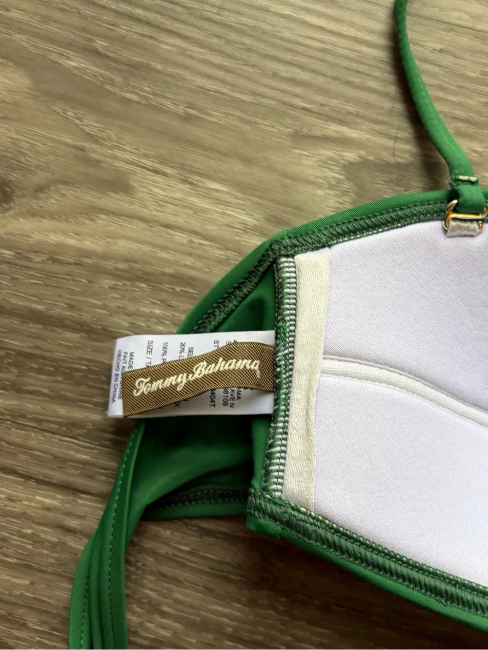 Tommy Bahama Green Twist-Front Bikini Set - Women's Swim